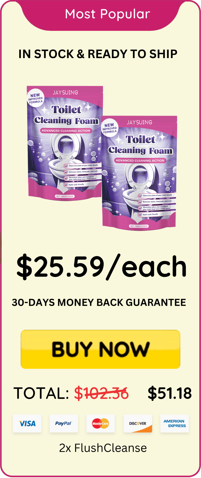FlushCleanse Price